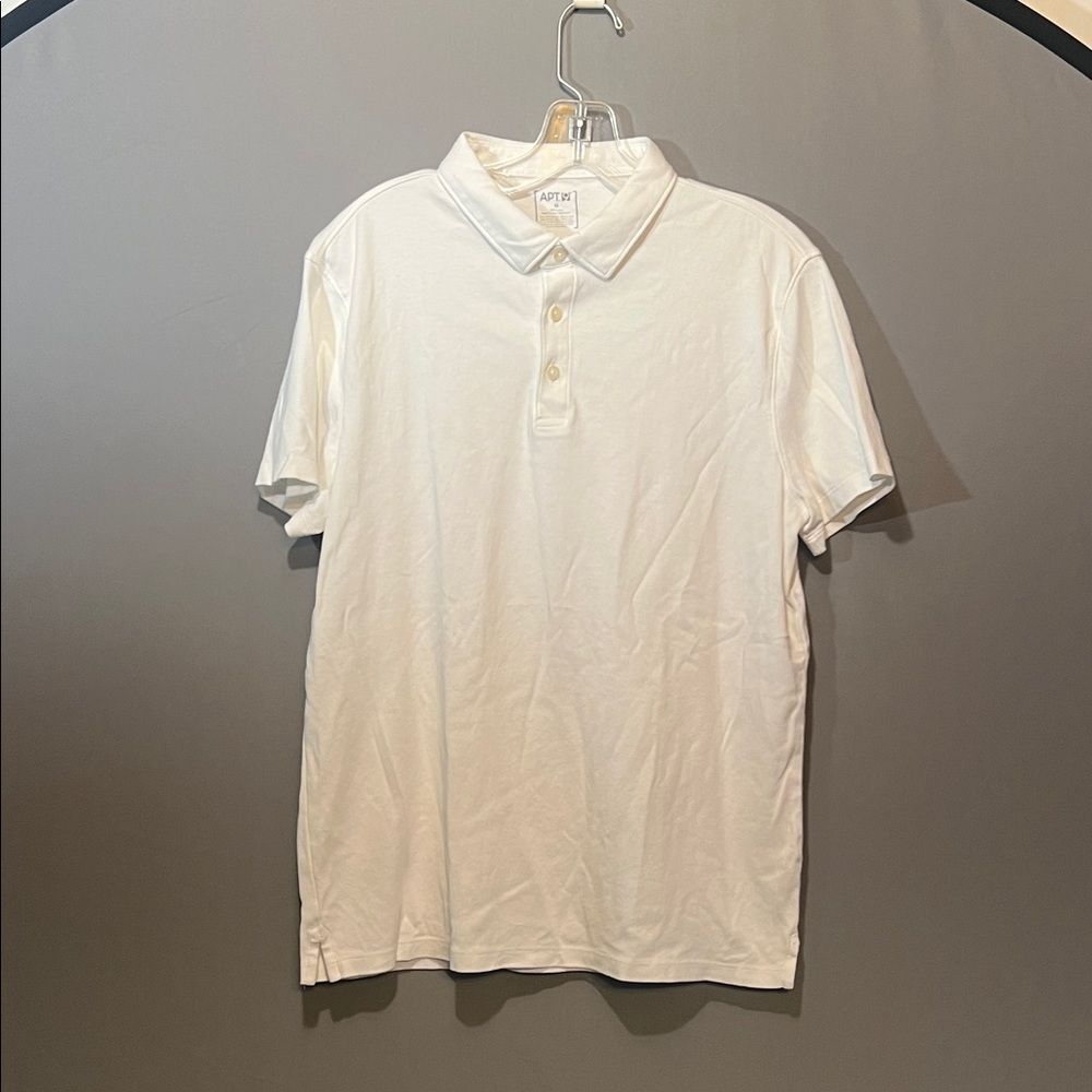 Apt. 9 Men's Elegant White Polo Shirt